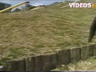 Doing Her Upside Down Pull Ups. Then I Heard A Noise