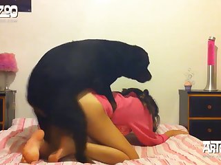 Teen And Her Dog Xxx
